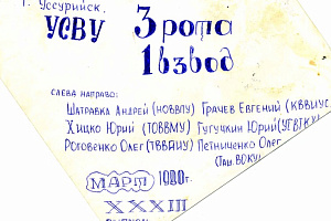3 рота 1 взвод. 1980 г. От Грачева Евгения